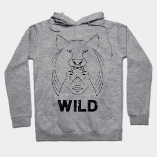 Wild Wolf Man Hoodie